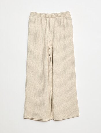 Pantalón ancho de punto