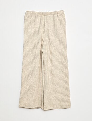 Pantalón ancho de punto