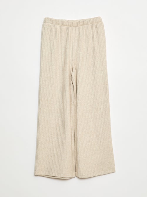 Pantalón ancho de punto - Kiabi
