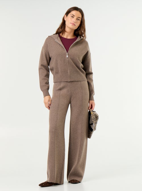Pantalón ancho de punto - Kiabi Pantalón ancho de punto - Kiabi
