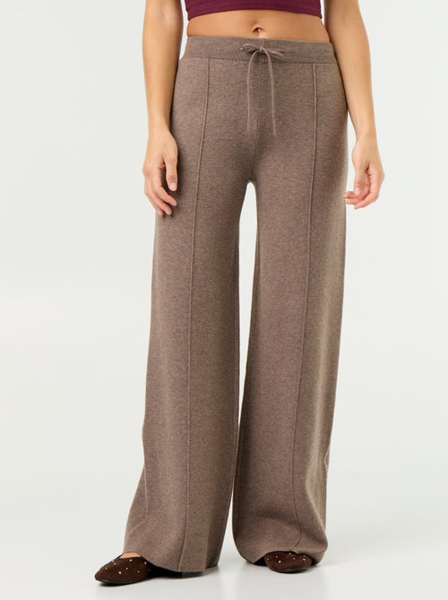 Pantalón ancho de punto - Kiabi Pantalón ancho de punto - Kiabi