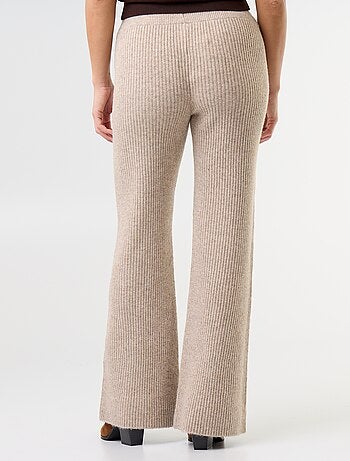 Pantalón ancho de punto