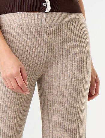 Pantalón ancho de punto