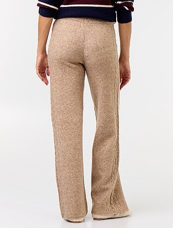 Pantalón ancho de punto