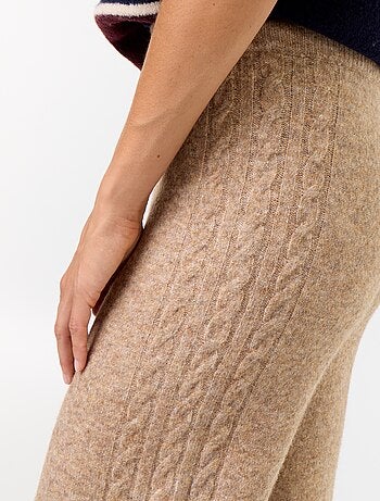 Pantalón ancho de punto