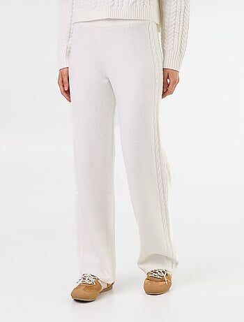 Pantalón ancho de punto