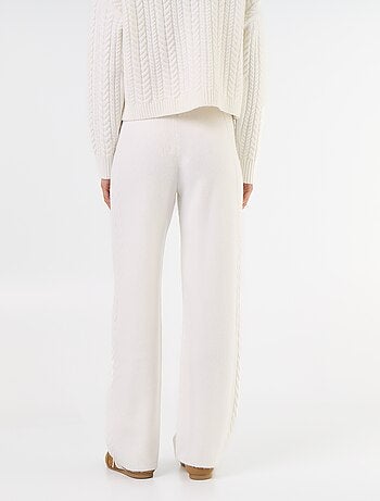 Pantalón ancho de punto
