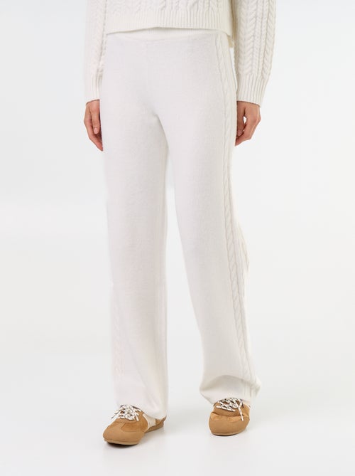 Pantalón ancho de punto - Kiabi
