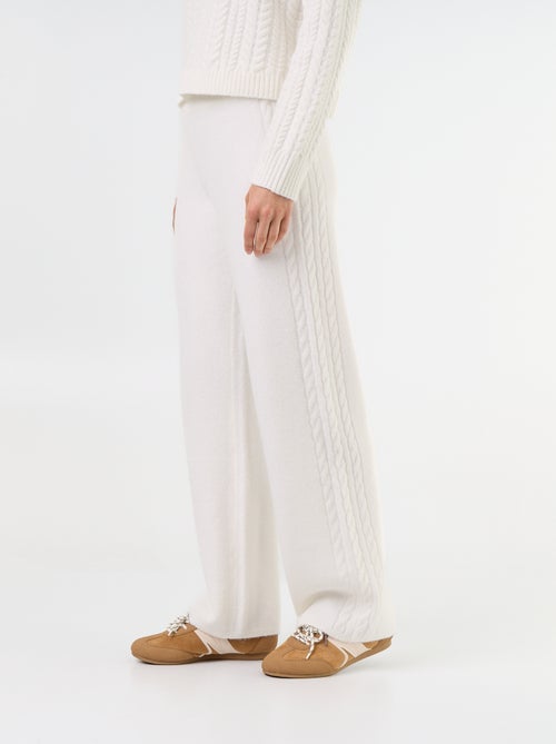 Pantalón ancho de punto - Kiabi