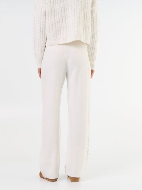 Pantalón ancho de punto - Kiabi