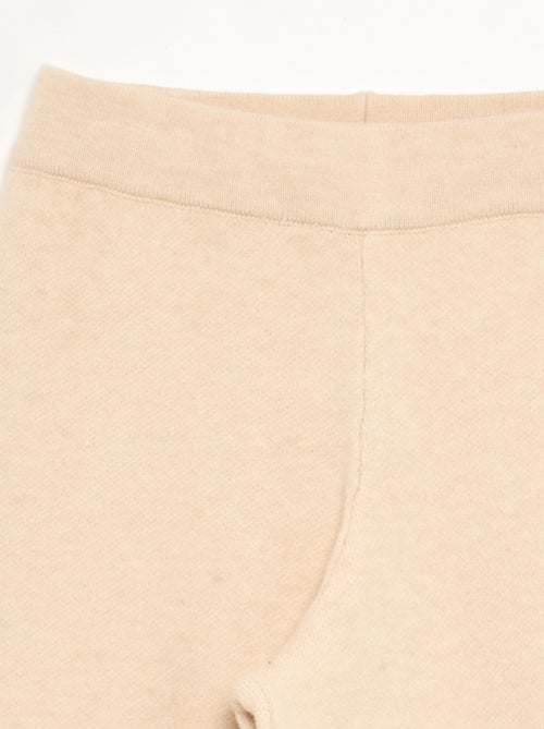 Pantalón ancho de punto compacto - Kiabi