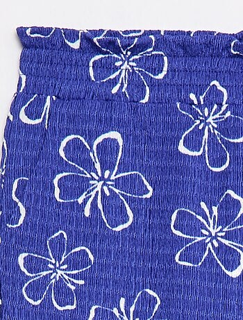 Pantalón ancho de punto crepé