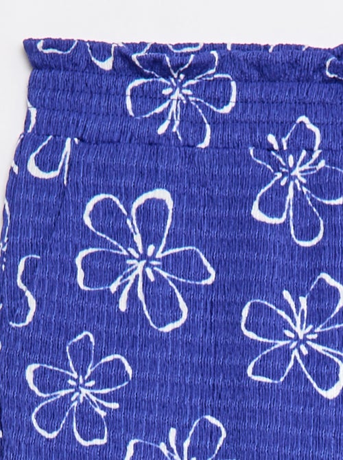 Pantalón ancho de punto crepé - Kiabi