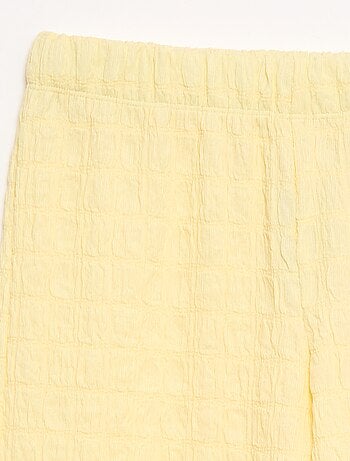 Pantalón ancho de punto elástico