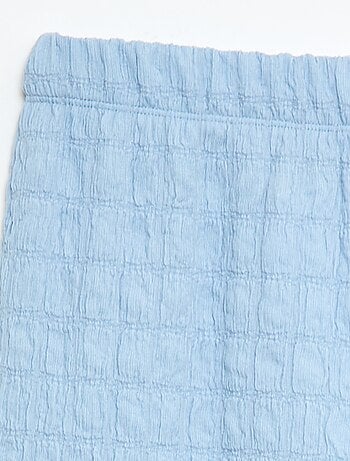 Pantalón ancho de punto elástico