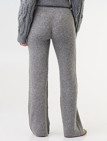 Pantalón ancho de punto