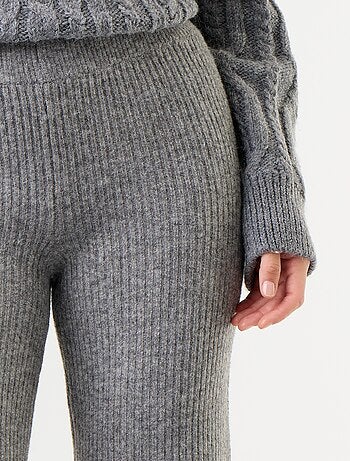 Pantalón ancho de punto