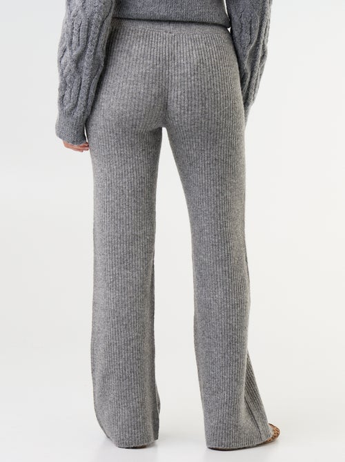 Pantalón ancho de punto - Kiabi