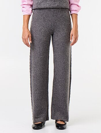 Pantalón ancho de punto