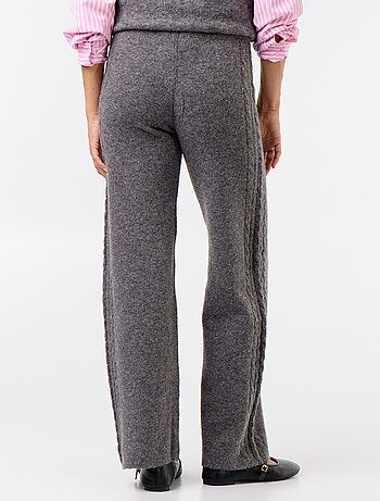 Pantalón ancho de punto