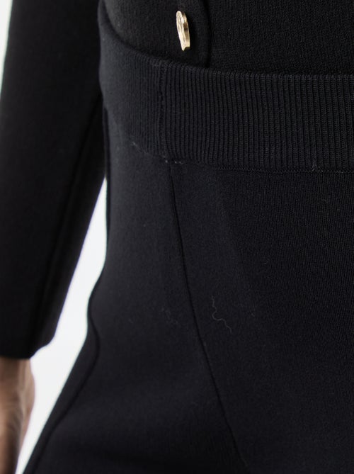 Pantalón ancho de punto liso - Kiabi