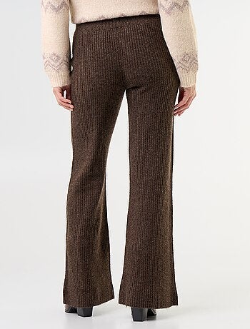 Pantalón ancho de punto