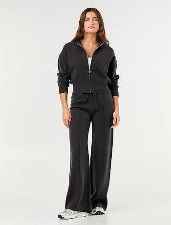 Pantalón ancho de punto