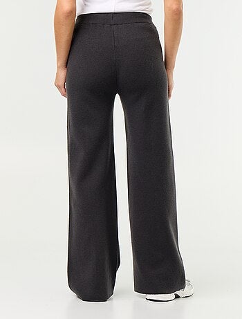 Pantalón ancho de punto