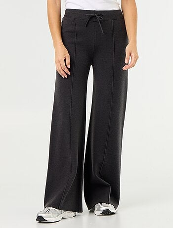 Pantalón ancho de punto