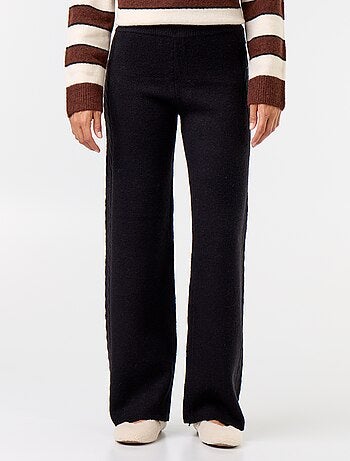 Pantalón ancho de punto