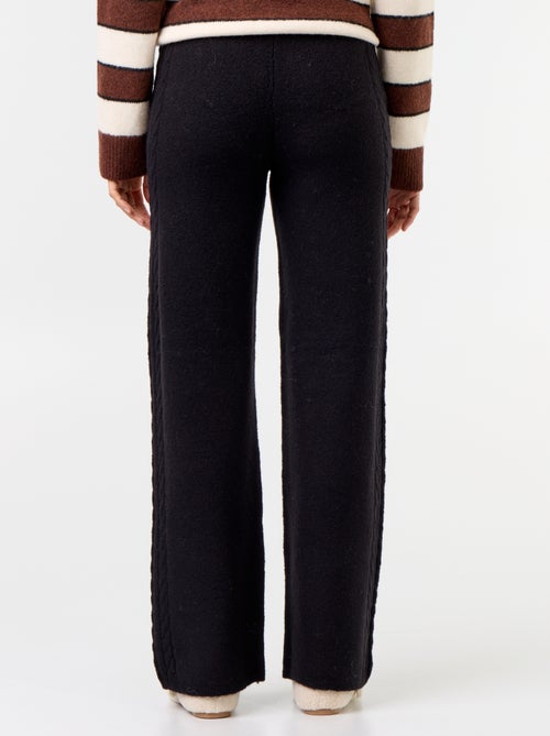 Pantalón ancho de punto - Kiabi