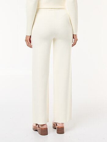Pantalón ancho de punto otomán