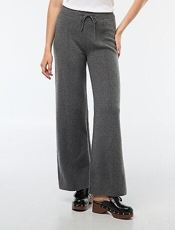 Pantalón ancho de punto otomán