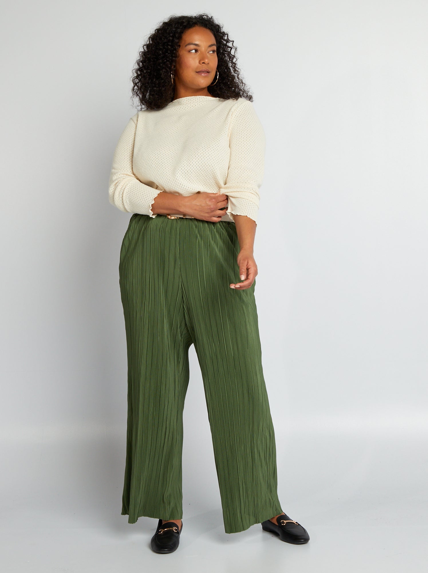 Cómo Combinar Pantalon Plisado Ancho Pantalón Ancho Plisado