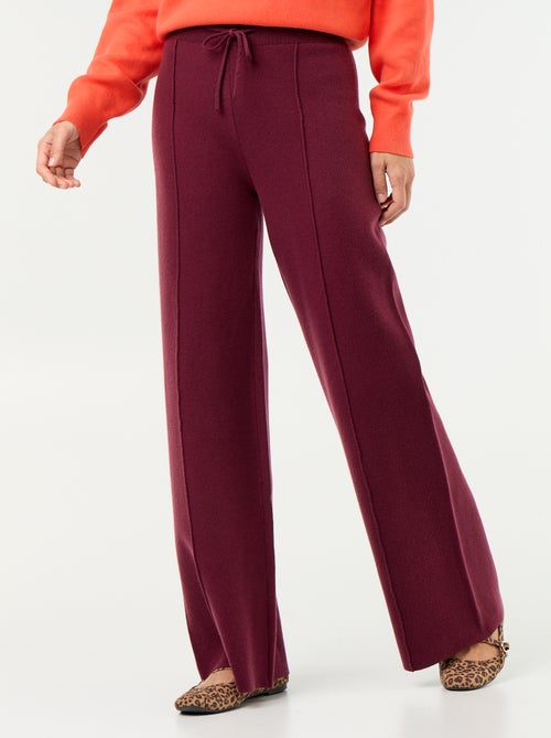 Pantalón ancho de punto - Kiabi Pantalón ancho de punto - Kiabi