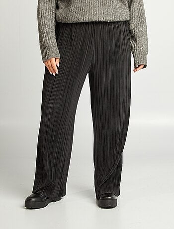 Pantalón ancho de punto trenzado 'Vero Moda Curve'