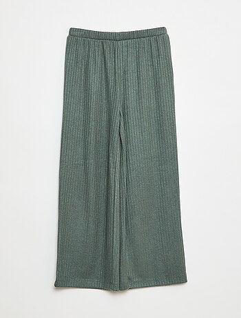 Pantalón ancho de punto