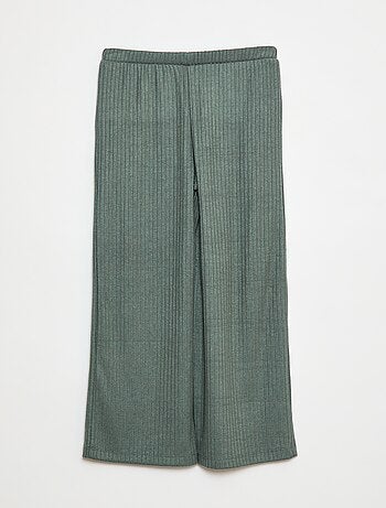 Pantalón ancho de punto