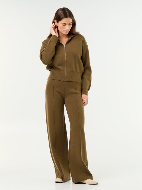 Pantalón ancho de punto - Kiabi Pantalón ancho de punto - Kiabi
