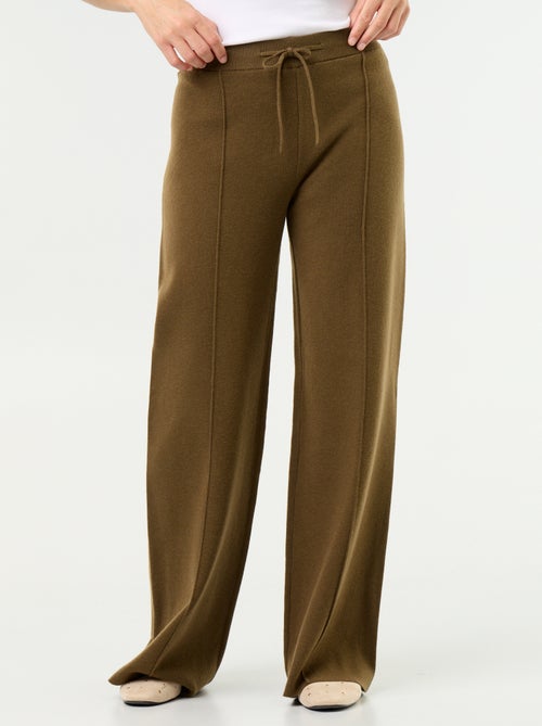 Pantalón ancho de punto - Kiabi Pantalón ancho de punto - Kiabi