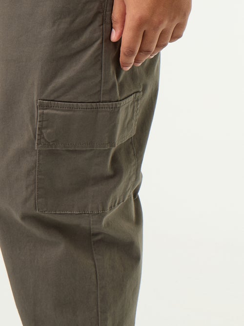 Pantalón ancho de sarga - Kiabi Pantalón ancho de sarga - Kiabi