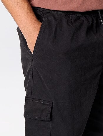 Pantalón ancho de sarga