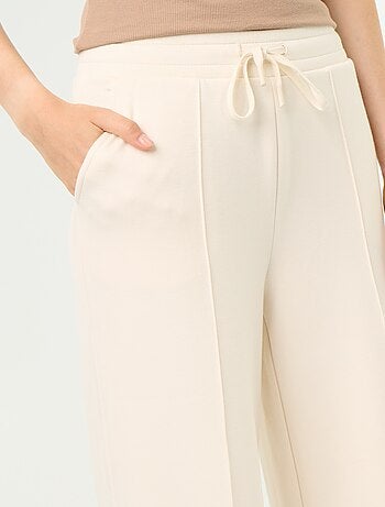 Pantalón ancho de tacto suave