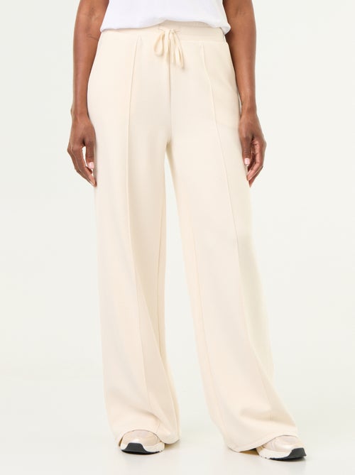 Pantalón ancho de tacto suave - Kiabi