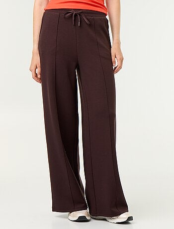 Pantalón ancho de tacto suave