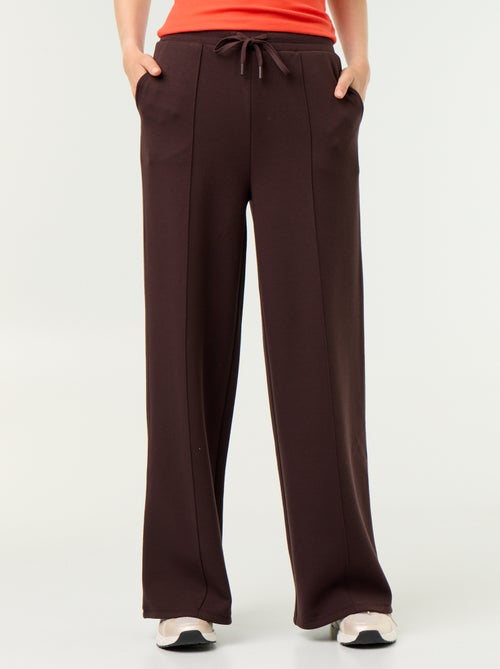 Pantalón ancho de tacto suave - Kiabi Pantalón ancho de tacto suave - Kiabi