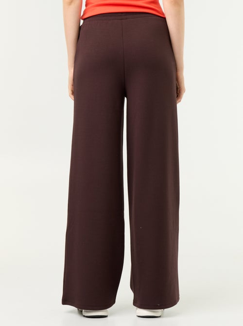 Pantalón ancho de tacto suave - Kiabi Pantalón ancho de tacto suave - Kiabi