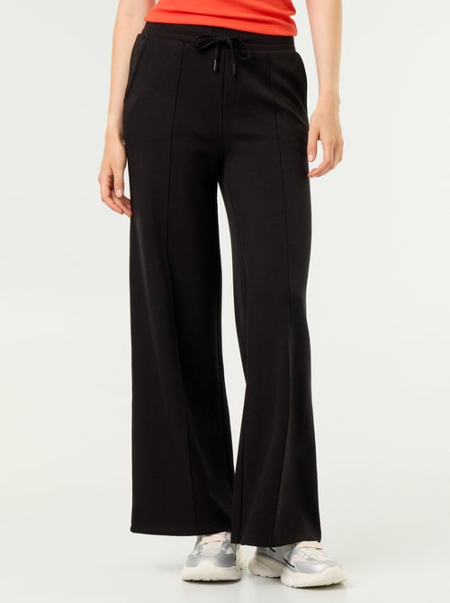 Pantalón ancho de tacto suave - Kiabi Pantalón ancho de tacto suave - Kiabi