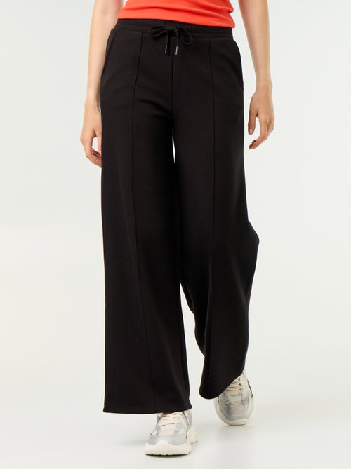 Pantalón ancho de tacto suave - Kiabi Pantalón ancho de tacto suave - Kiabi