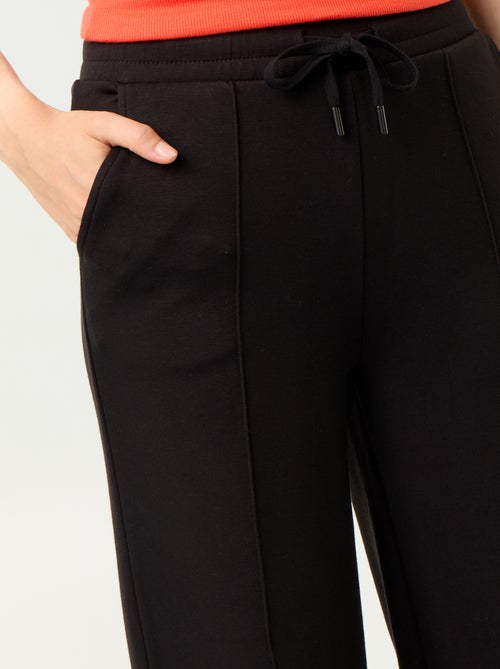 Pantalón ancho de tacto suave - Kiabi Pantalón ancho de tacto suave - Kiabi